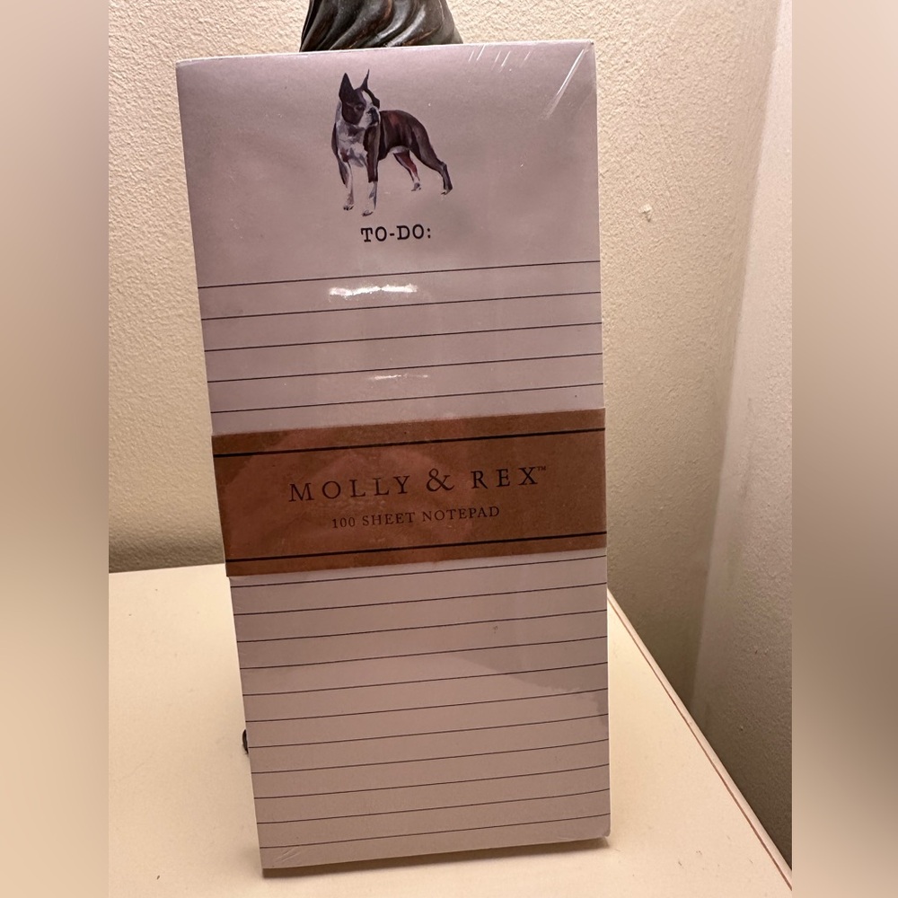 Molly and Rex Dog Note Pad Magnet NWT